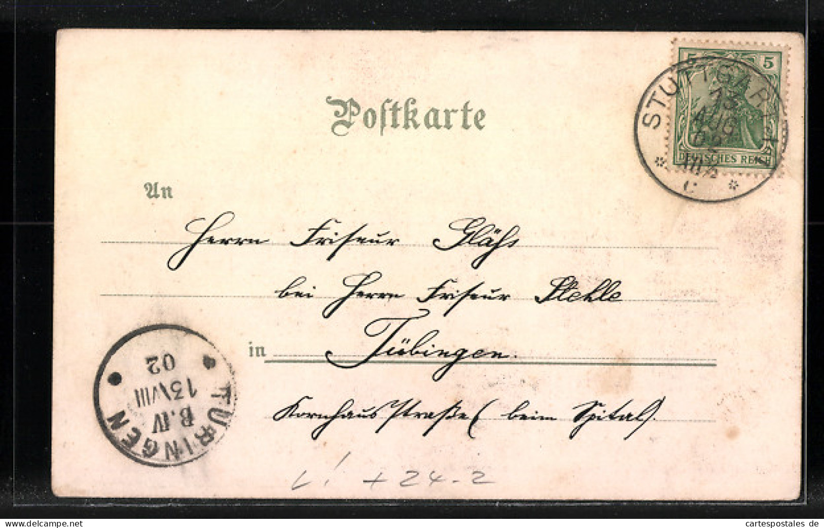 Lithographie Stuttgart, Brand Des Kgl. Hoftheaters 19 /20.01.1902  - Rampen