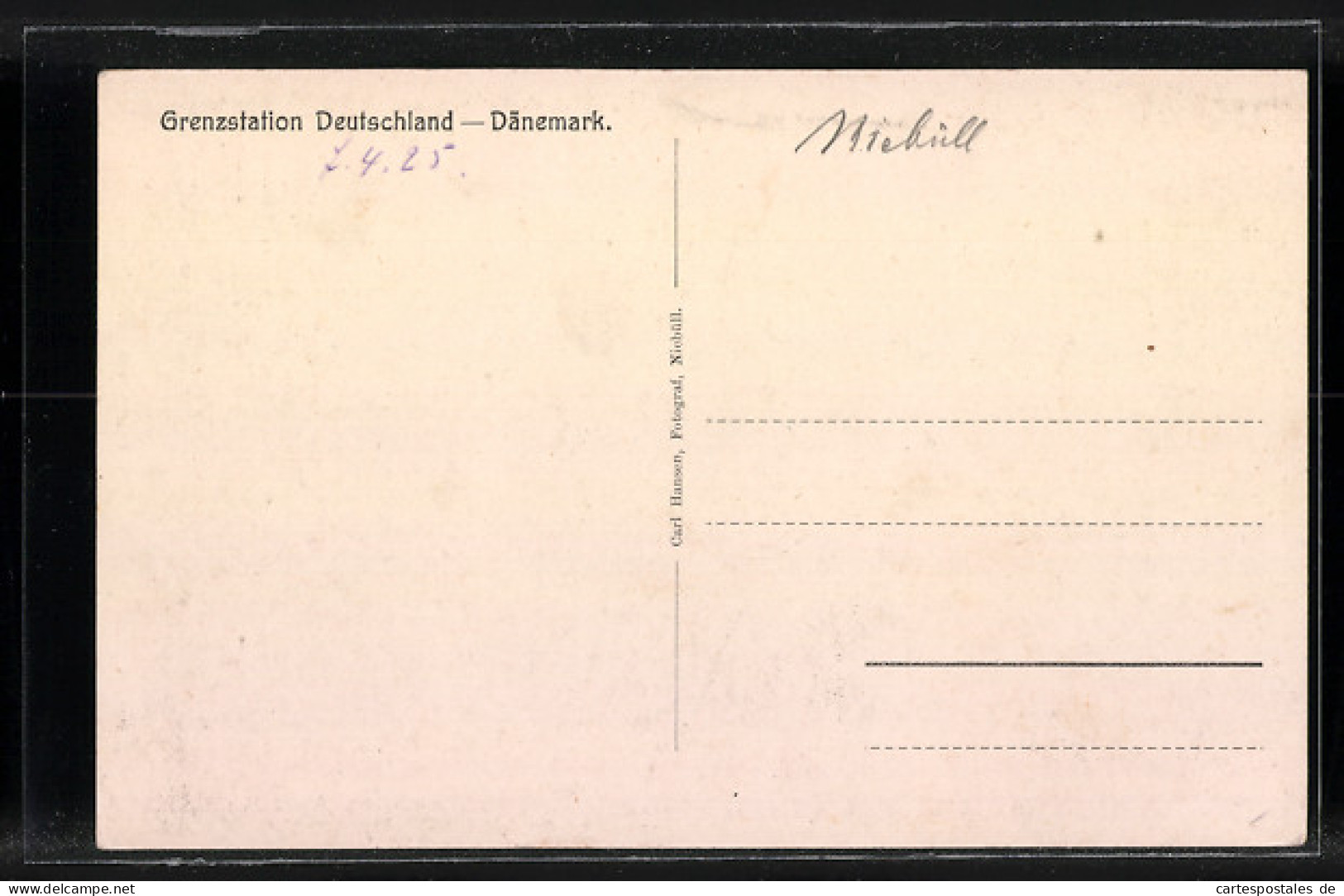 AK Süderlügum, Hauptstrasse, Grenzstation Deutschland-Dänemark  - Andere & Zonder Classificatie