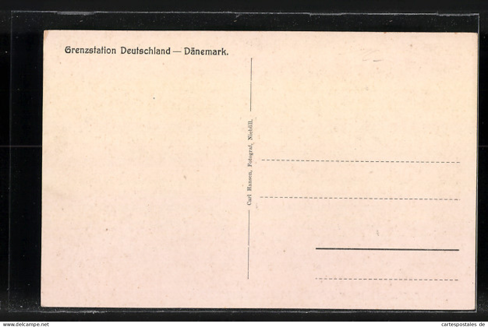 AK Süderlügum, Norderstrasse, Grenzstation Deutschland-Dänemark  - Other & Unclassified