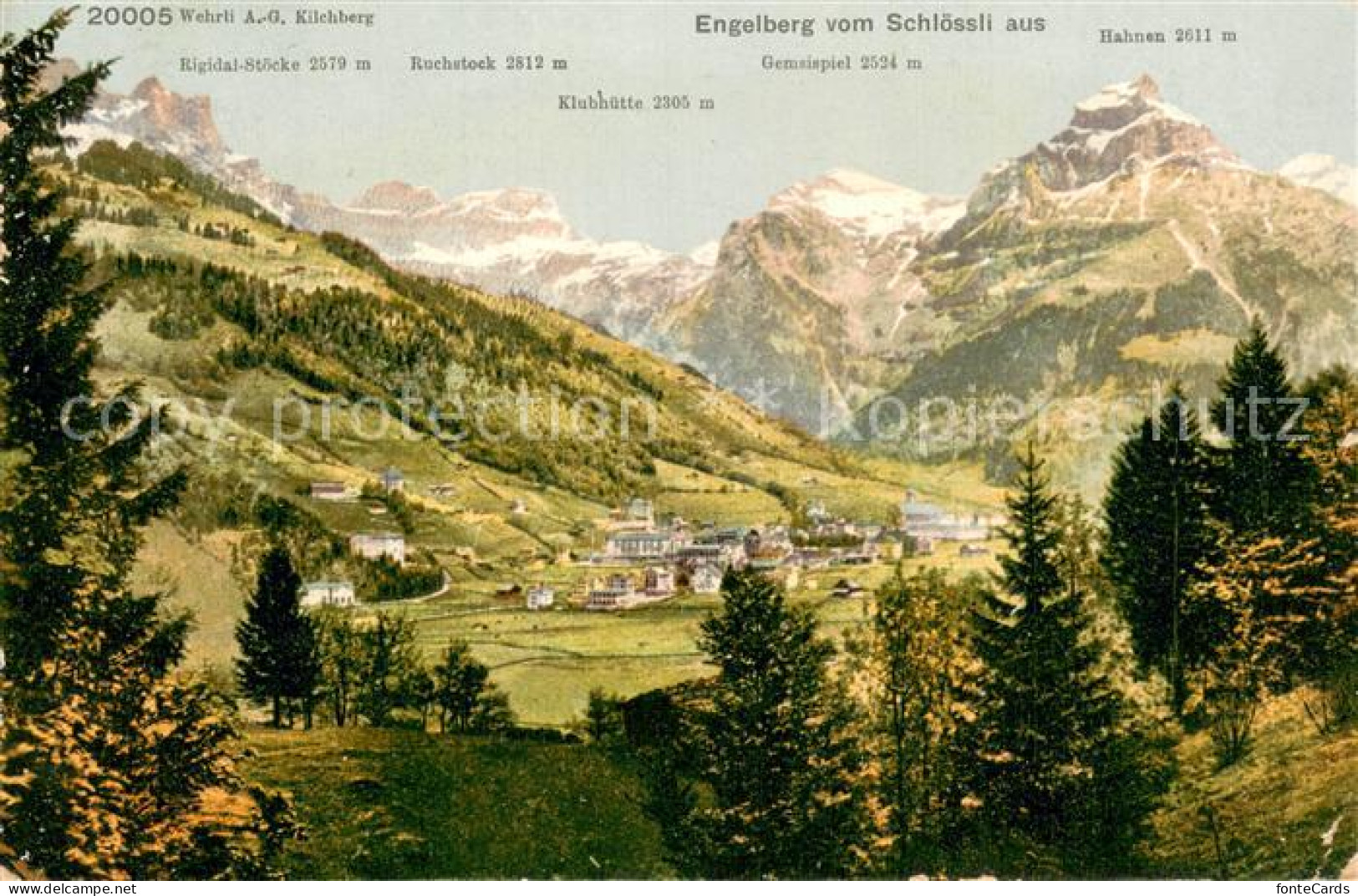 13735707 Engelberg  OW Blick Vom Schloessli  - Other & Unclassified