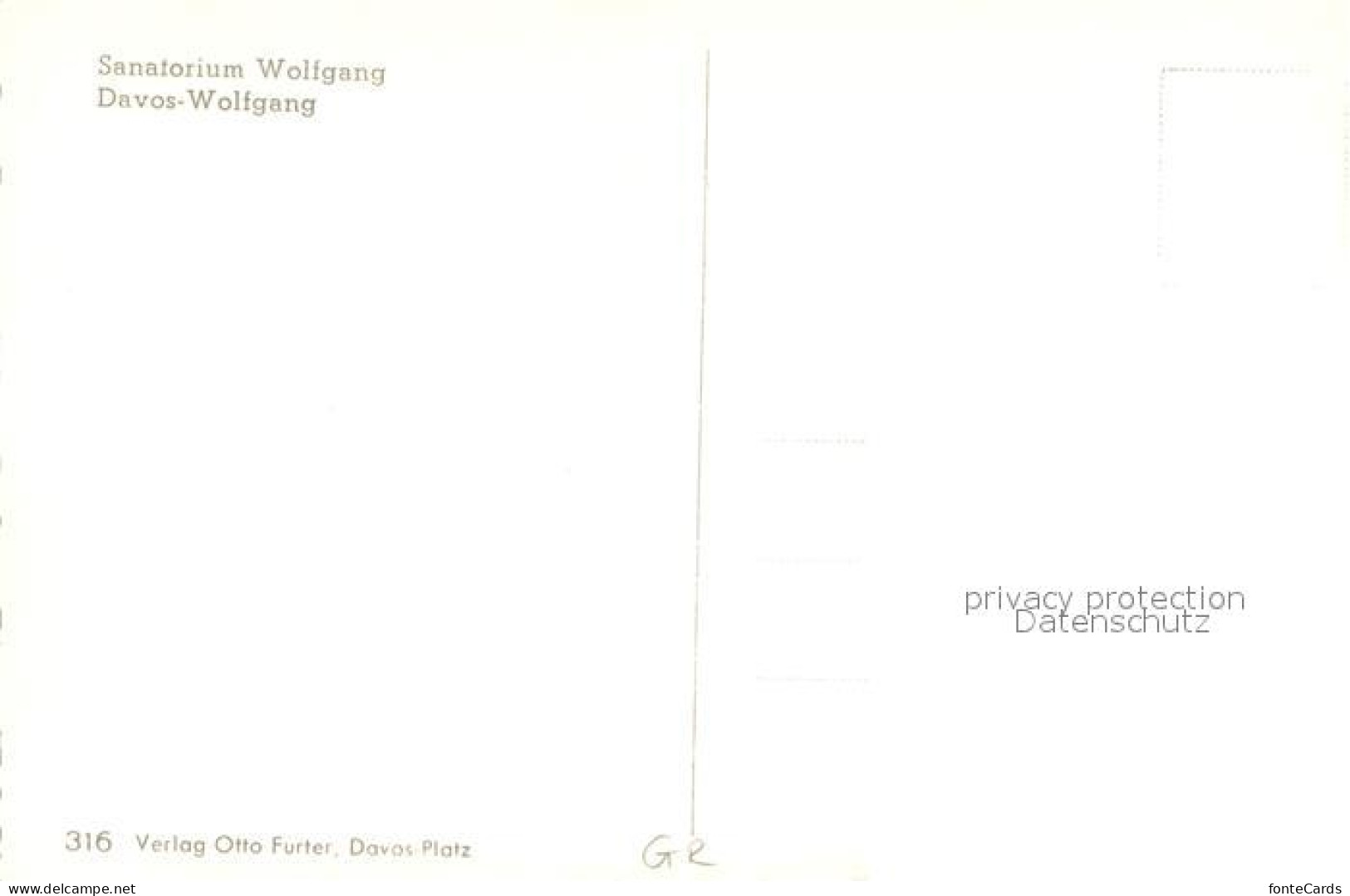 13735367 Davos GR Sanatorium Wolfgang Davos GR - Andere & Zonder Classificatie