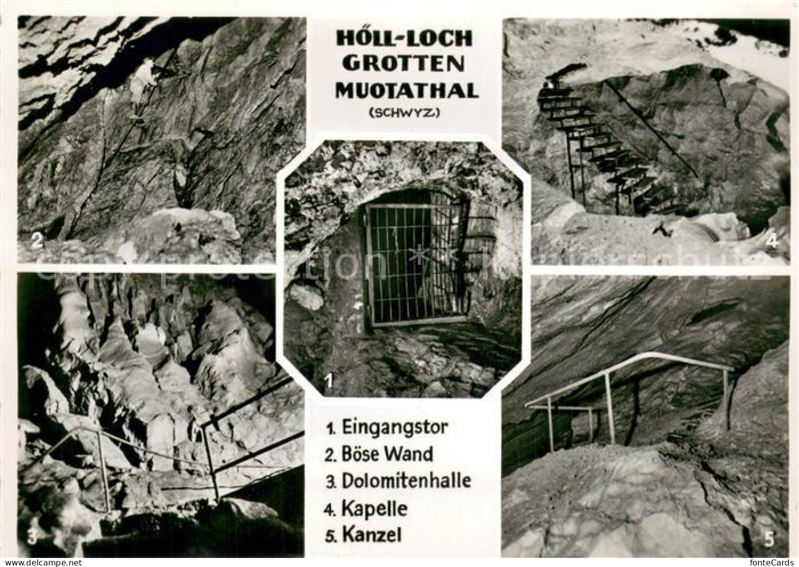 13734389 Muotathal Hoell Loch Grotten Eingangstor Boese Wand Dolomitenhalle Kape - Other & Unclassified