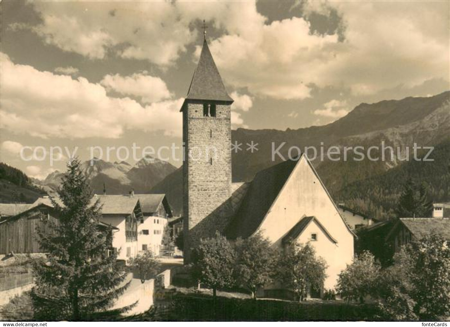 13734359 Klosters GR Ev Kirche Klosters GR - Andere & Zonder Classificatie