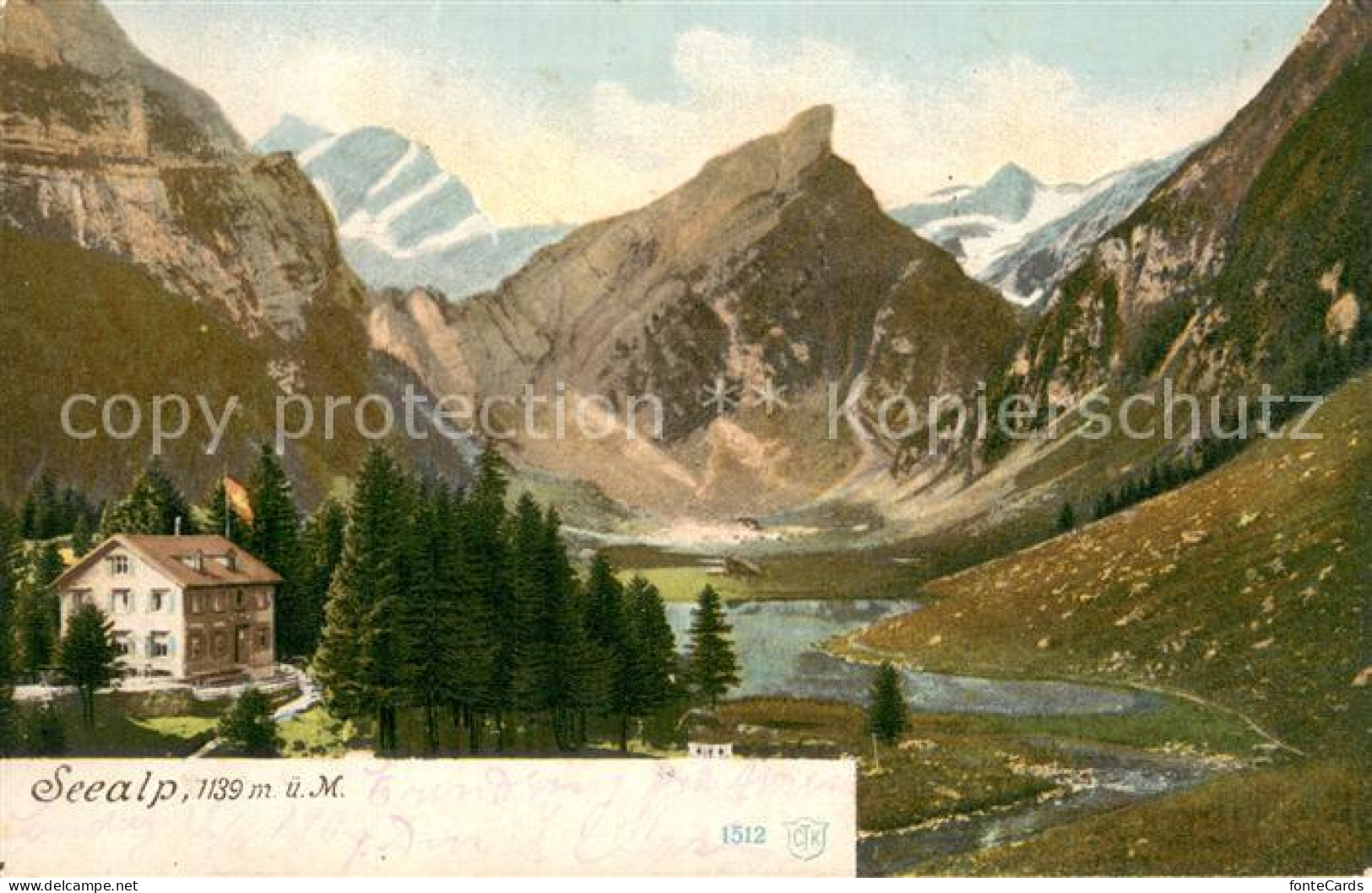 13734027 Seealpsee Saentis IR Panorama  - Autres & Non Classés