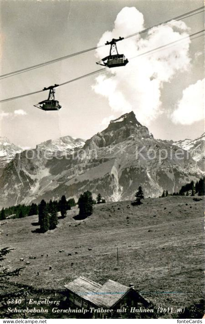 13733309 Engelberg  OW Schwebebahn Gerschnialp Truebsee Mit Hahnen  - Autres & Non Classés