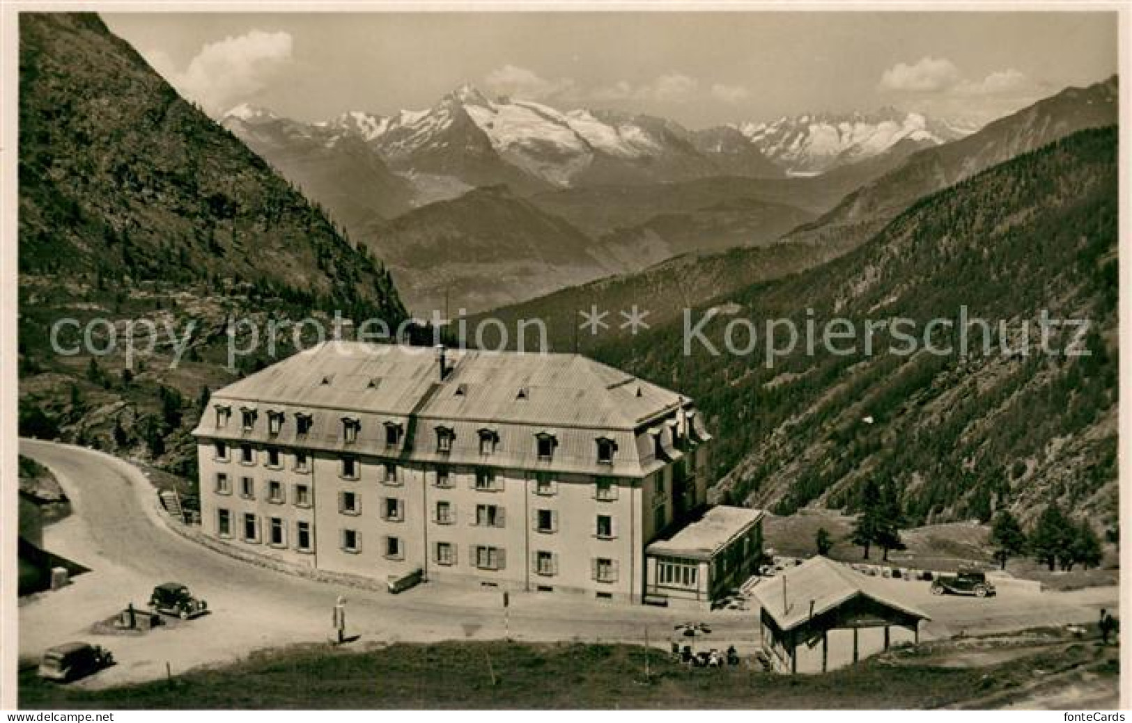 13733119 Simplon VS Simplon Passhoehe Gasthaus Mit Berneralpen Simplon VS - Other & Unclassified