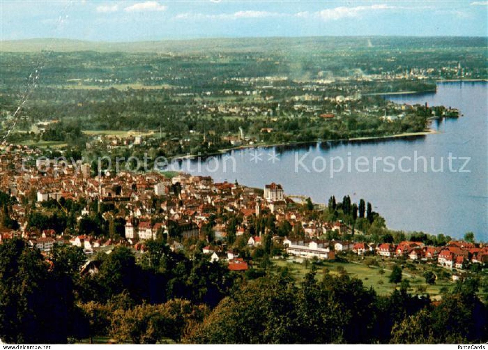 13731997 Rorschach Bodensee SG Fliegeraufnahme Mit Horn Und Arbon  - Andere & Zonder Classificatie