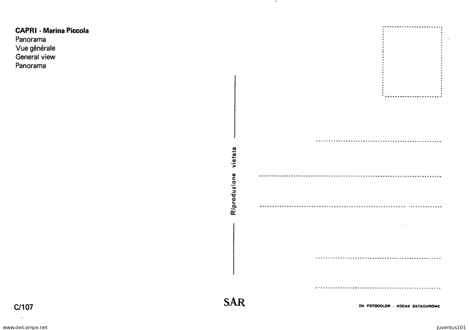 CPSM Capri-Marina Piccola       L2913 - Other & Unclassified