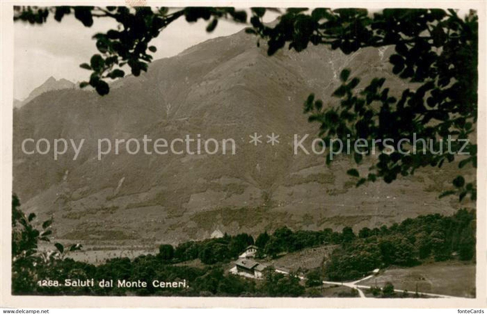 13731549 Monte Ceneri TI Panorama Militaersache  - Autres & Non Classés