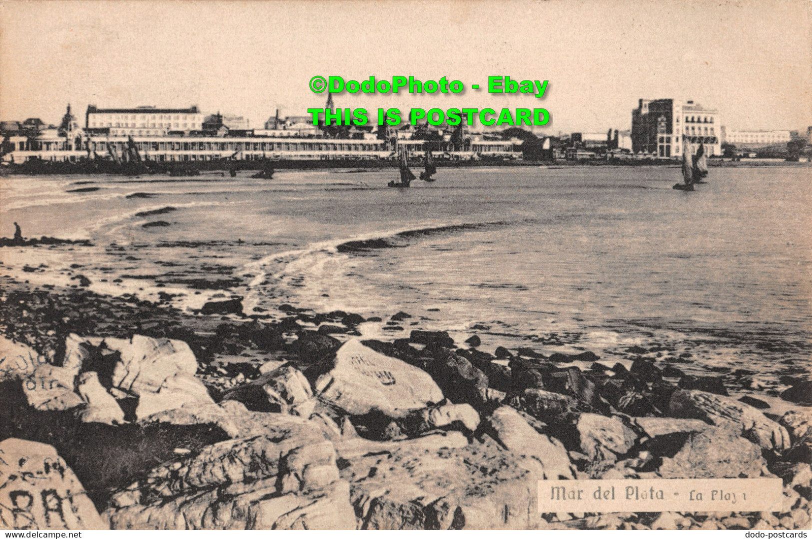 R347013 Mar Del Plata. La Playa. Libreria Rey. 1916 - World