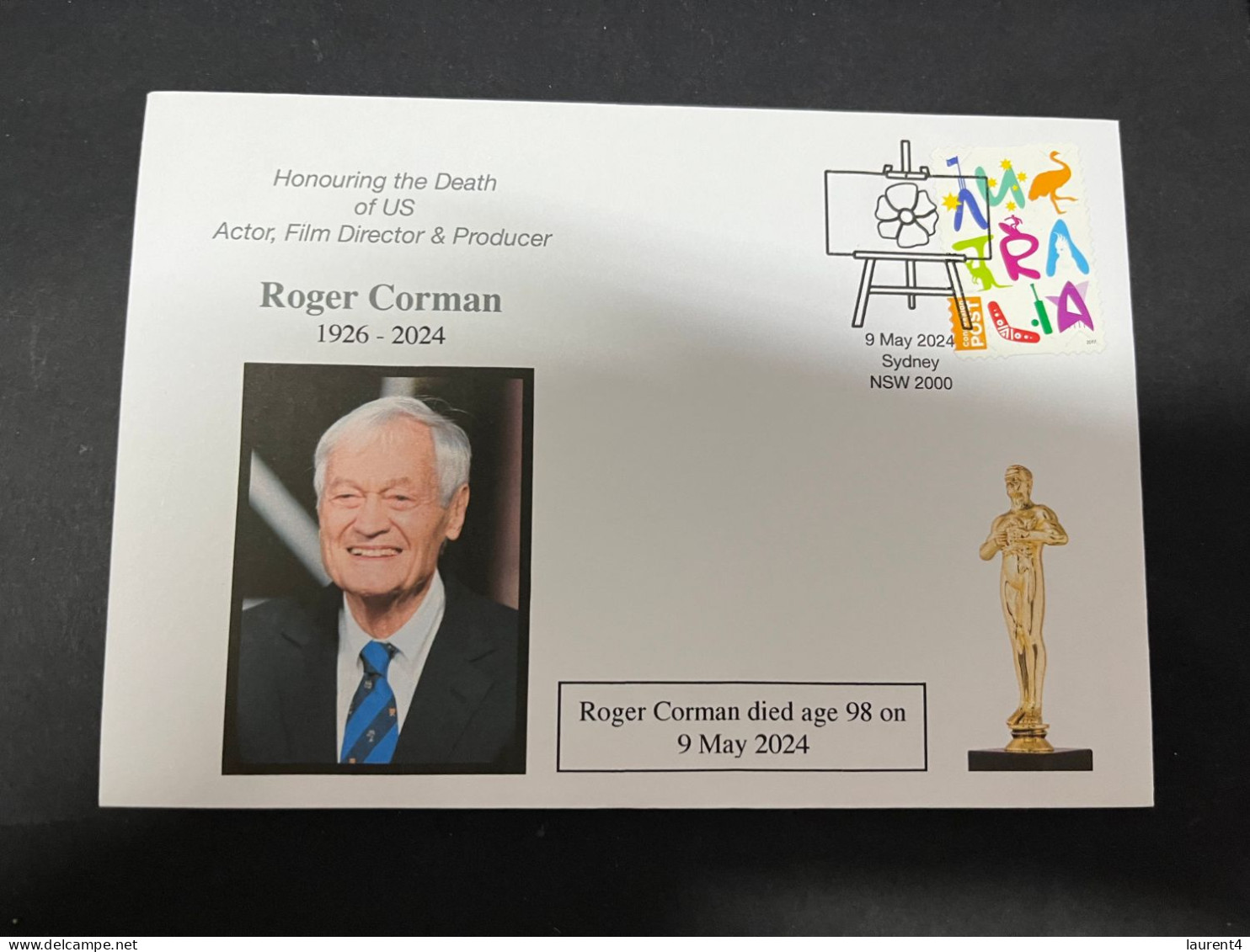 14-5-2024 (5 Z 7)  Death Of US Actor - Director & Prodcer Roger Corman (age 98) - Andere & Zonder Classificatie