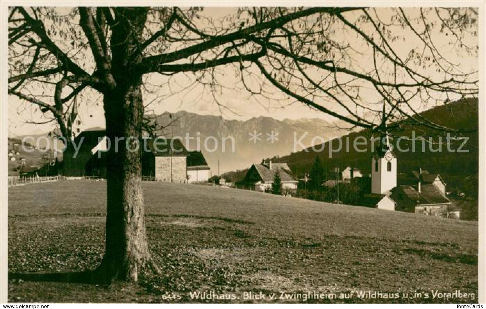 13731217 Wildhaus  SG Blick Vom Zwingliheim Auf Wildhaus Und Vorarlberg  - Andere & Zonder Classificatie