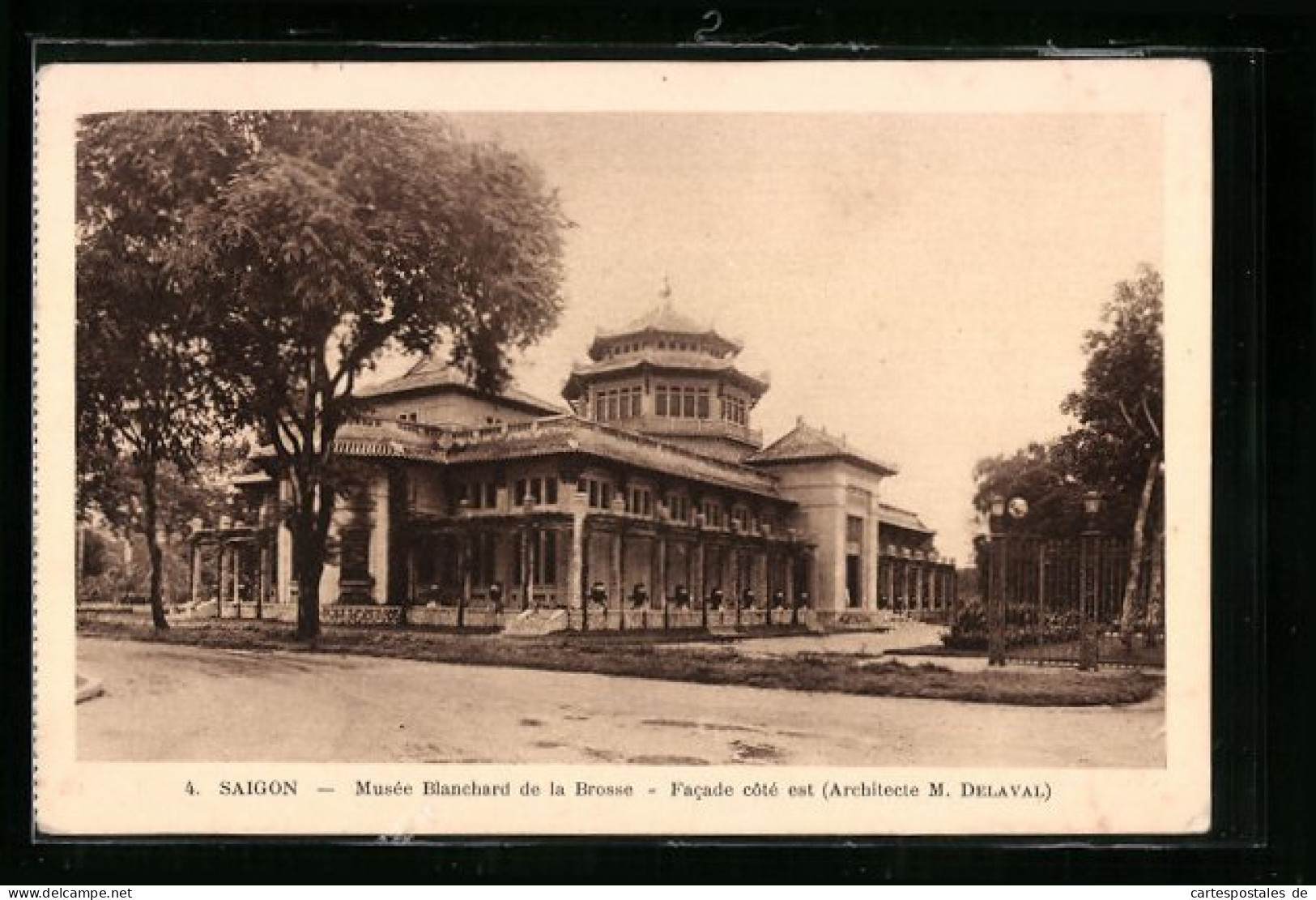 AK Saigon, Musée Blanchard De La Brosse, Facade Côté Est  - Vietnam