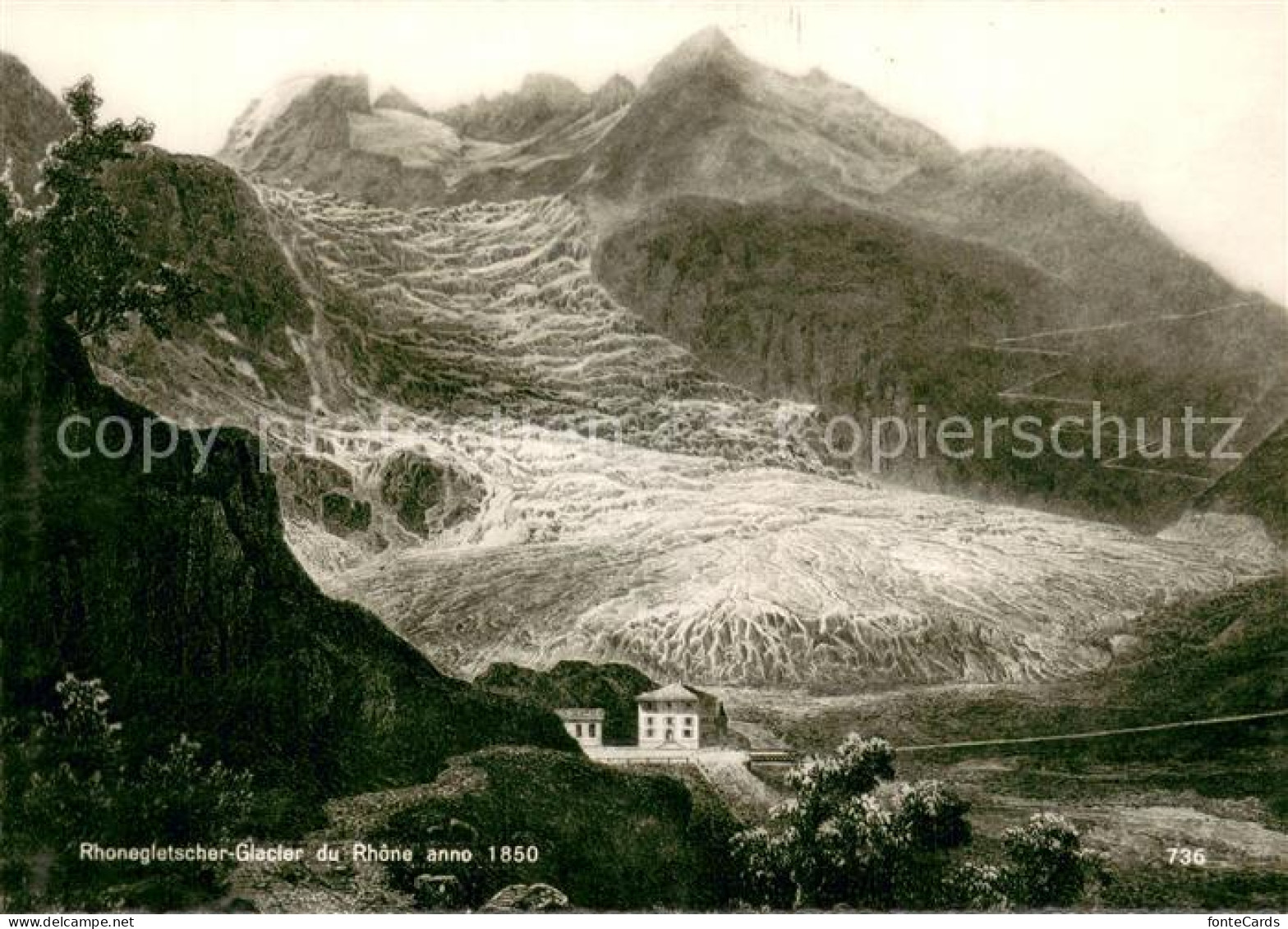 13730129 Rhonegletscher Glacier Du Rhone VS Panorama  - Other & Unclassified