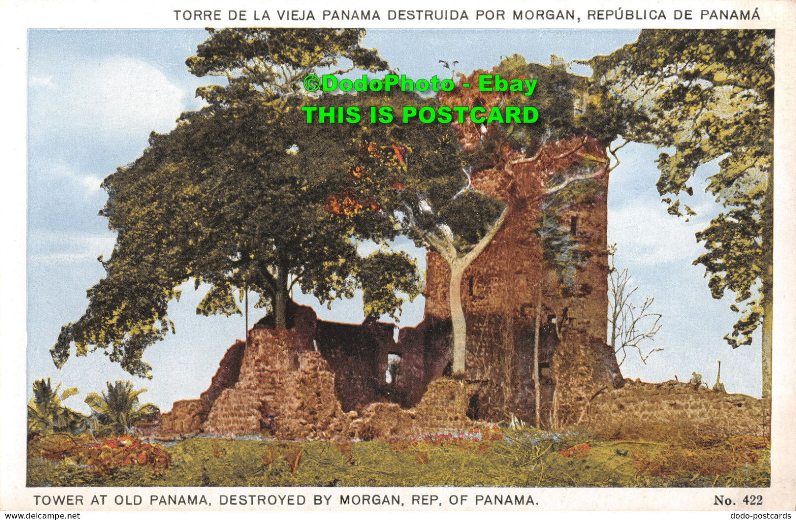 R347727 Rep. Of Panama. Tower At Old Panama. Destroyed By Morgan. J. L. Maduro. - Monde