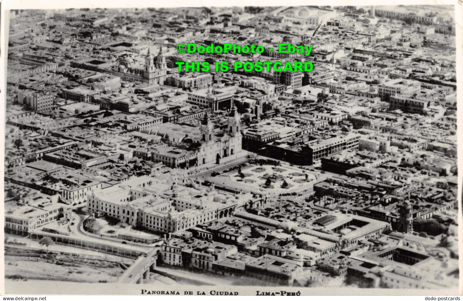 R347042 Lima Peru. Panorama De La Ciudad. 1918 - Monde