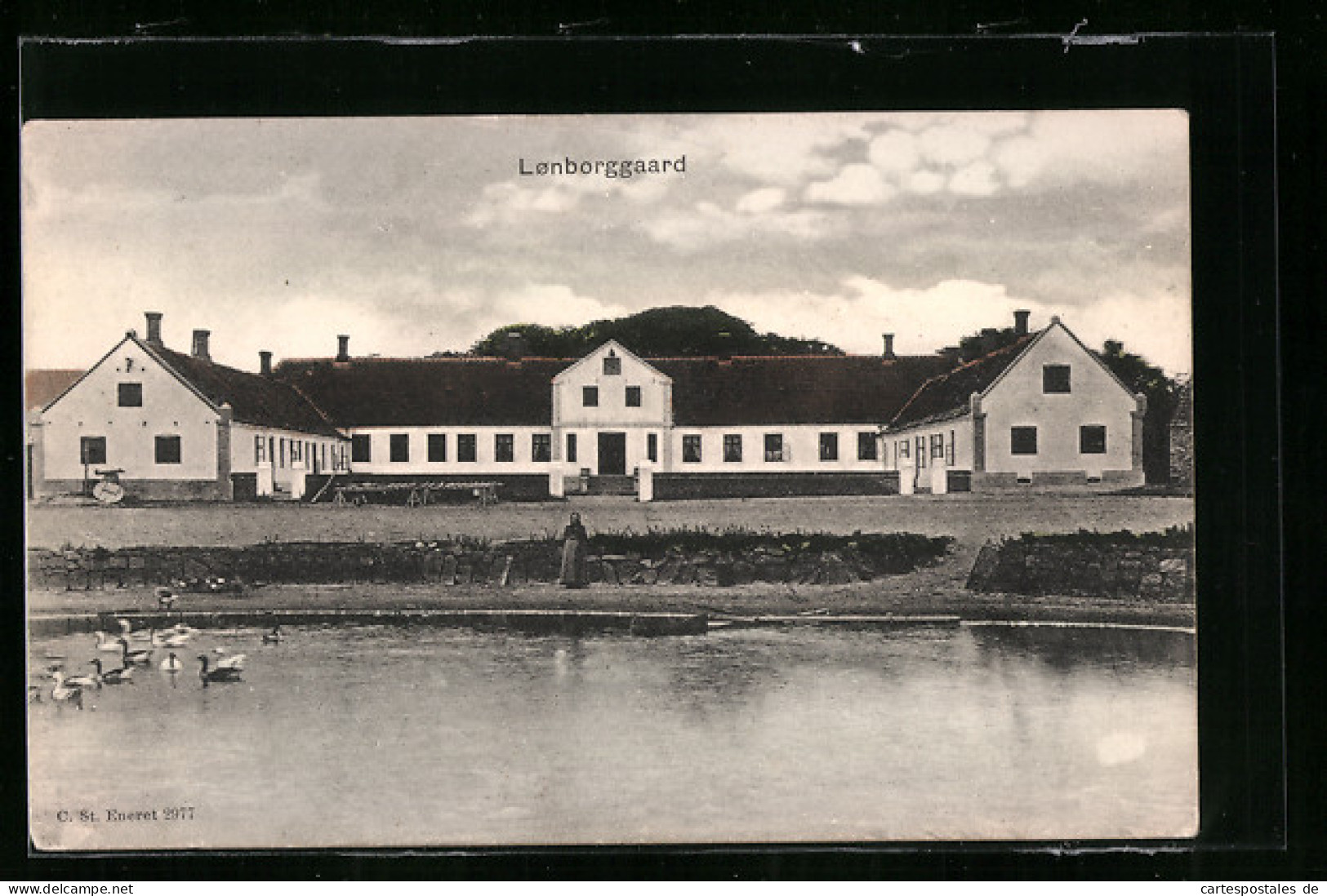 AK Lonborggaard, Uferpartie Mit Gebäudeansicht  - Denmark