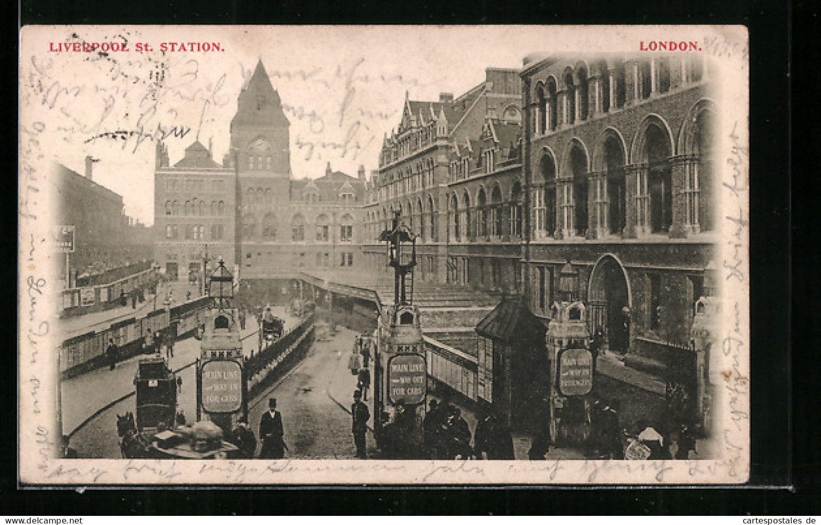 Pc London, Liverpool St. Station, Bahnhof  - Altri & Non Classificati