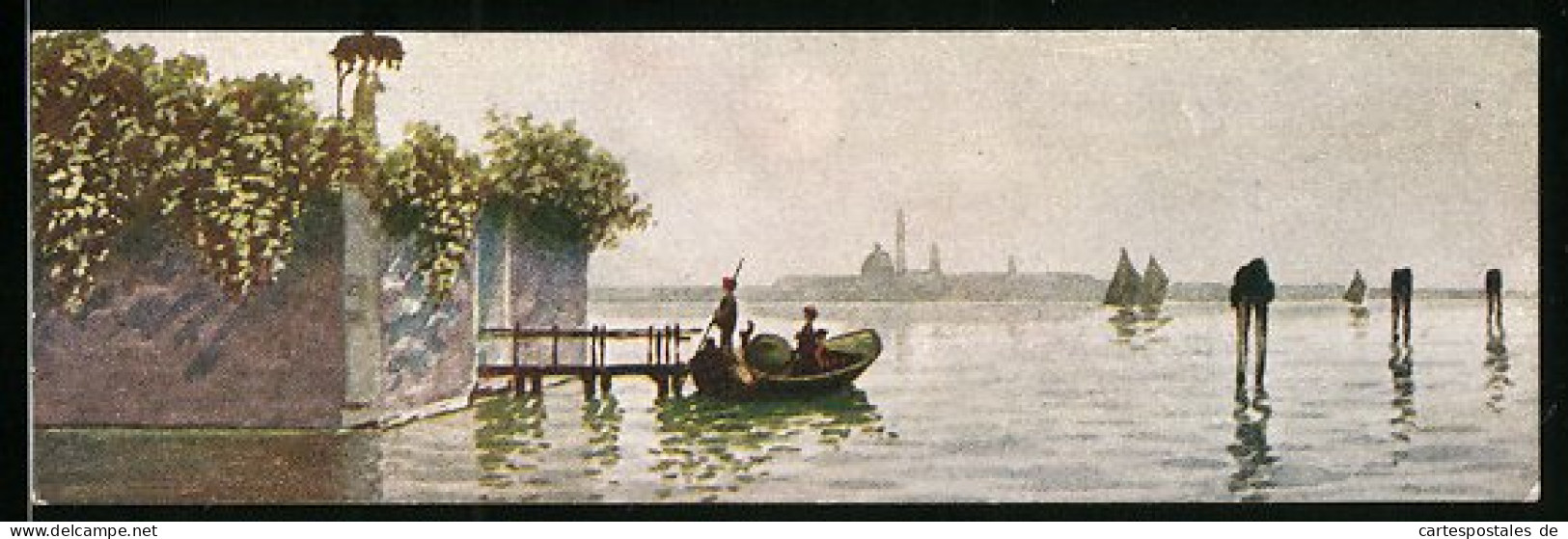 Mini-Cartolina Venezia, Laguna  - Venezia