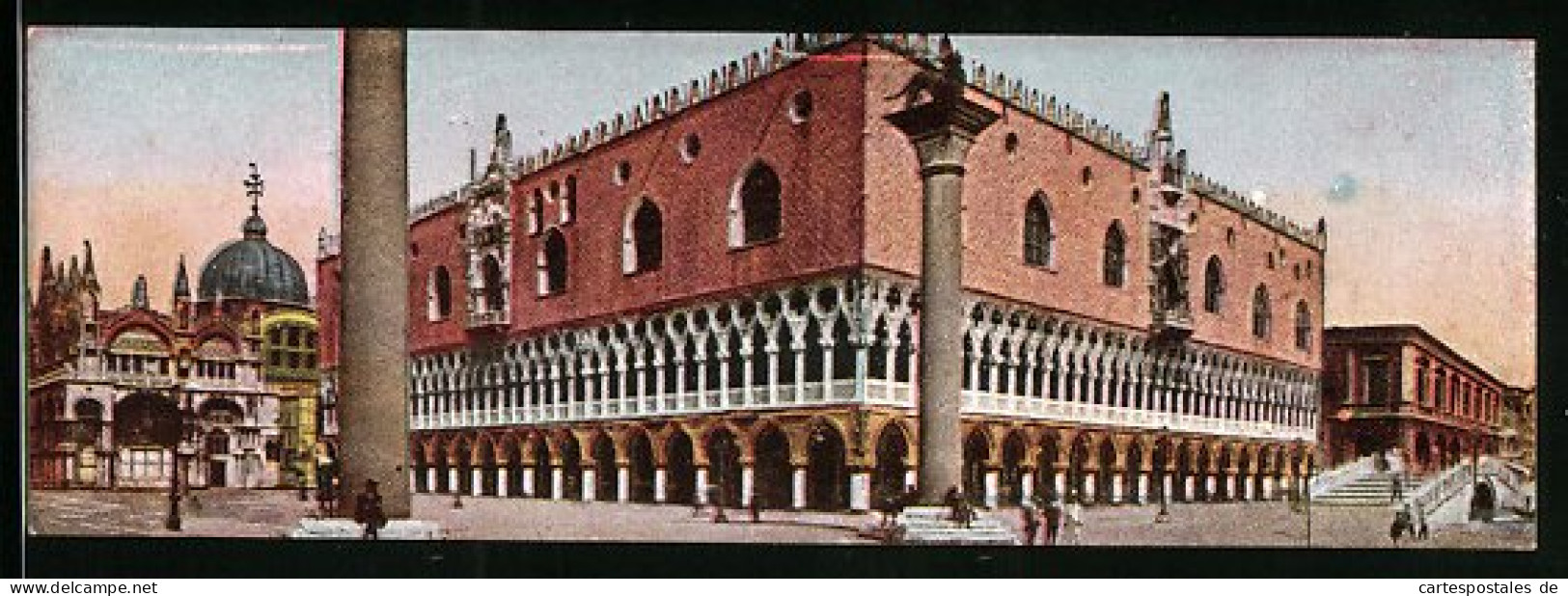 Mini-Cartolina Venezia, Palazzo Ducale  - Venezia (Venice)