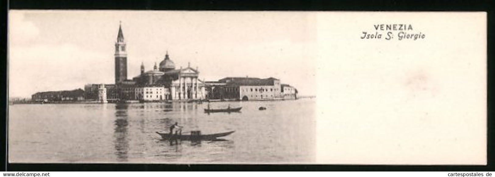Mini-Cartolina Venezia, Isola S. Giorgio  - Venezia (Venice)