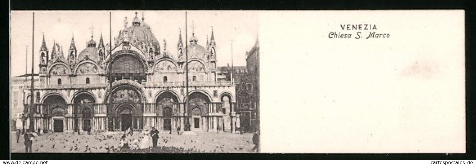 Mini-Cartolina Venezia, Chiesa S. Marco  - Venezia (Venice)