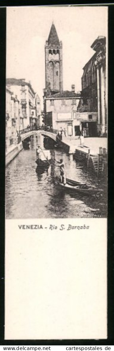 Mini-Cartolina Venezia, Rio S. Barnaba  - Venezia