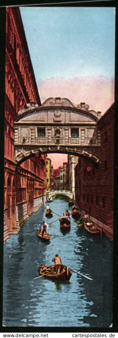 Mini-Cartolina Venezia, Ponte Dei Sospiri  - Venezia (Venedig)