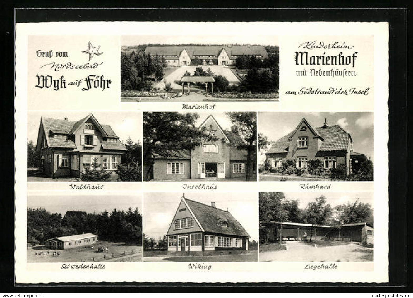 AK Wyk /Föhr, Kinderheim Marienhof  - Föhr