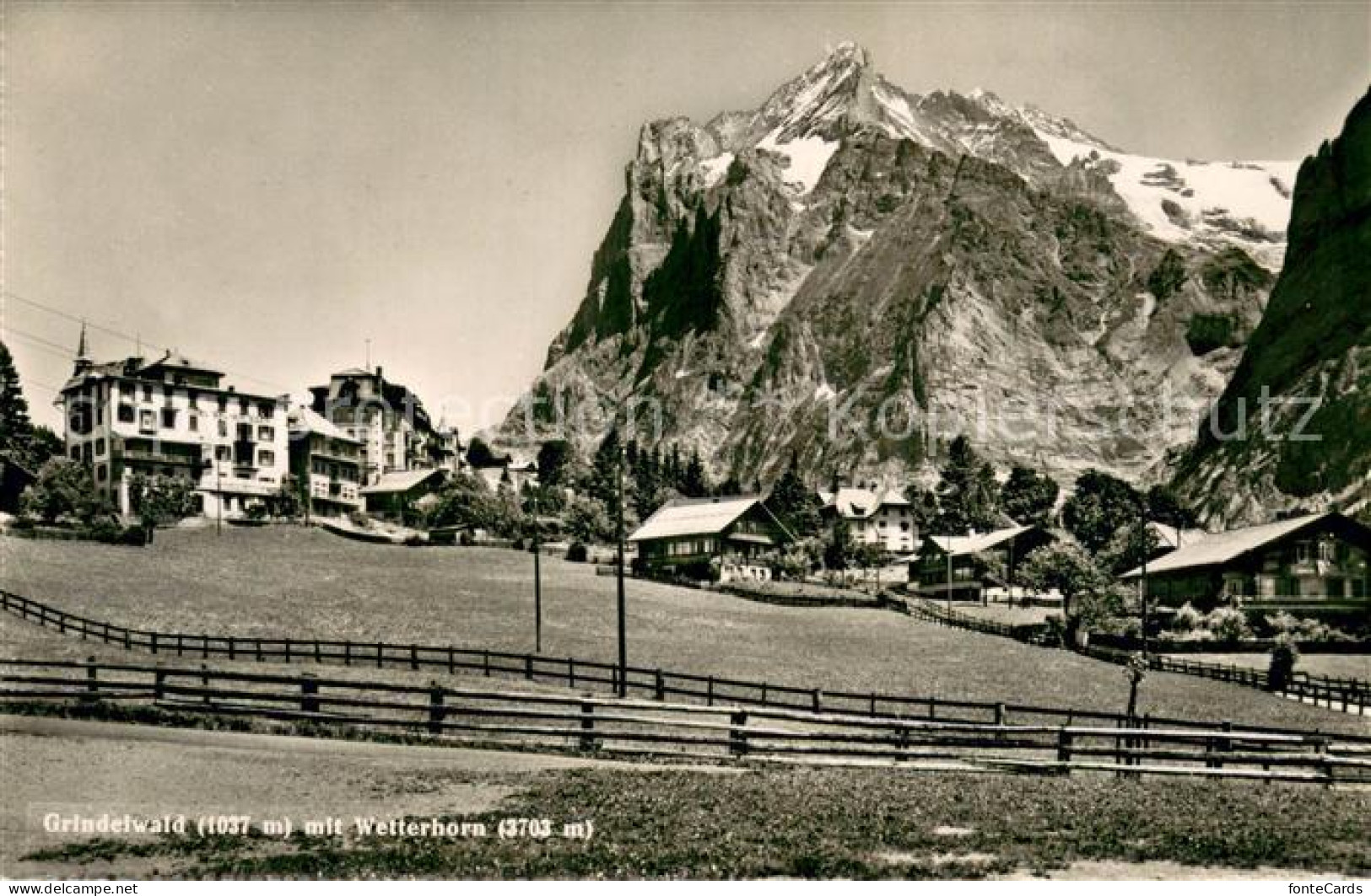 13729379 Grindelwald Mit Wetterhorn Grindelwald - Sonstige & Ohne Zuordnung