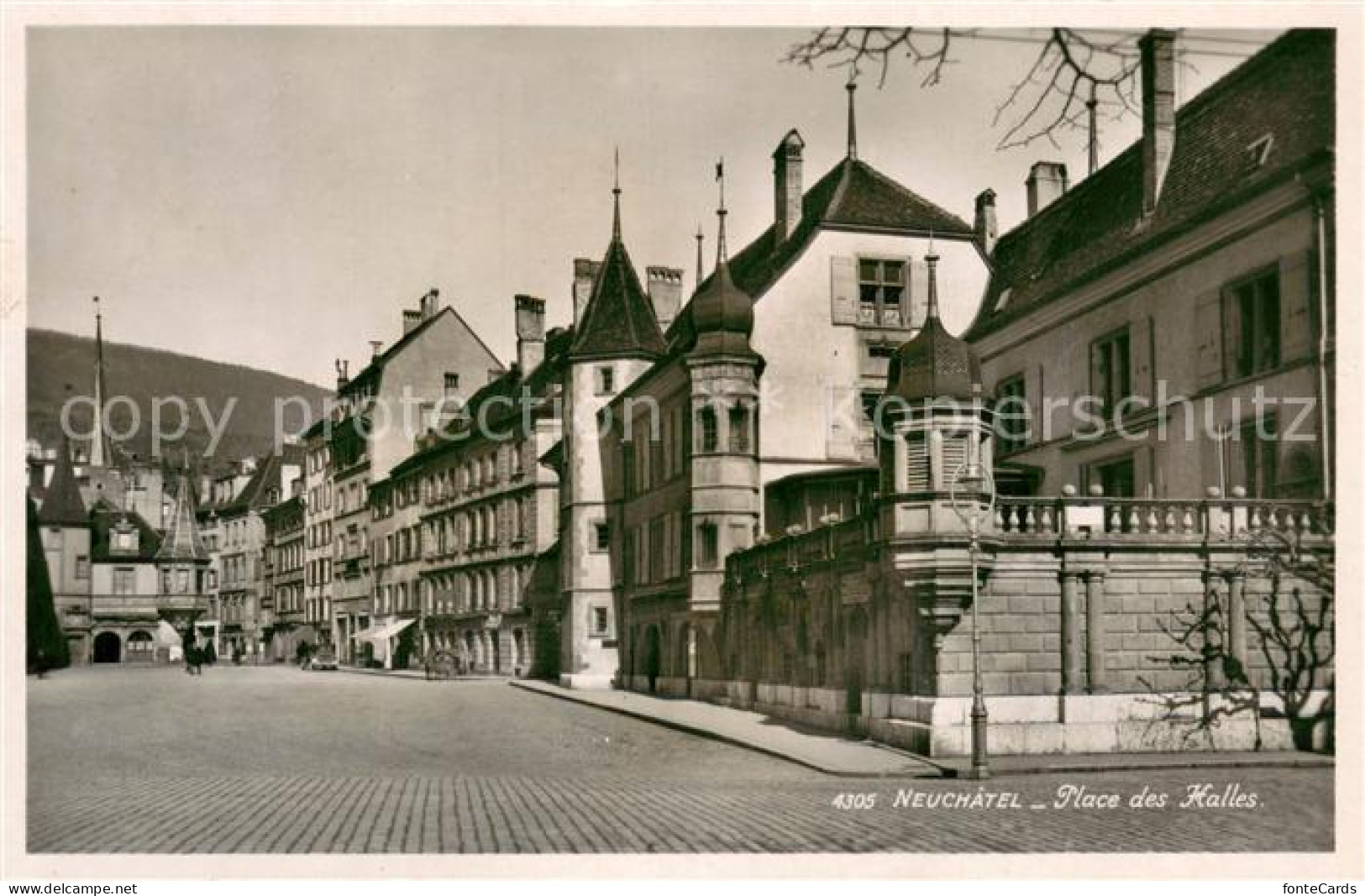 13729287 Neuchatel NE Place Des Halles Feldpost Neuchatel NE - Other & Unclassified