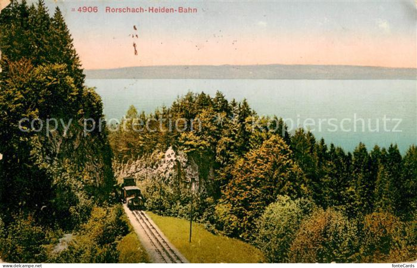 13729207 Rorschach SG Heiden Bahn Panorama  - Andere & Zonder Classificatie