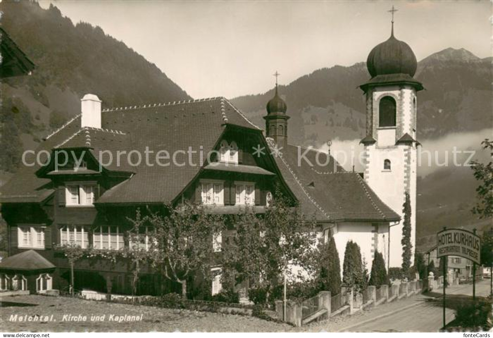 13728579 Melchtal Kirche Und Kaplanei Melchtal - Altri & Non Classificati