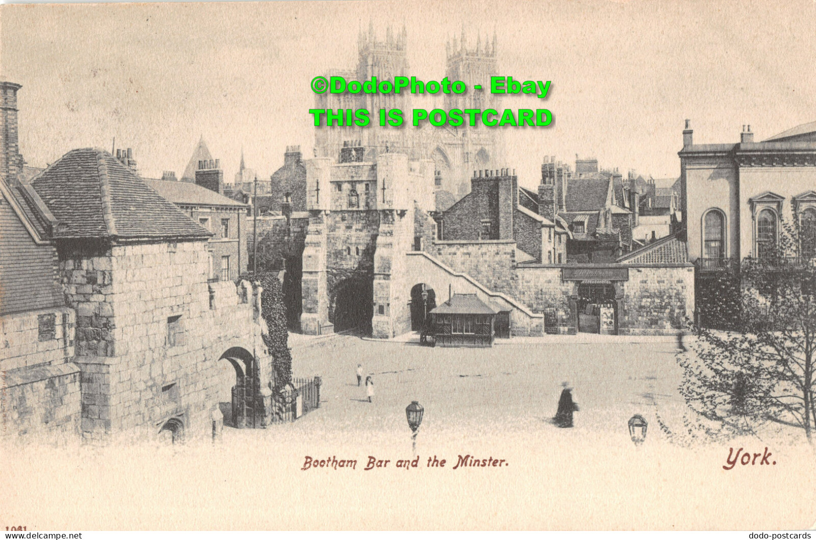 R347129 York. Bootham Bar And The Minster. Hartmann. 1906 - Monde