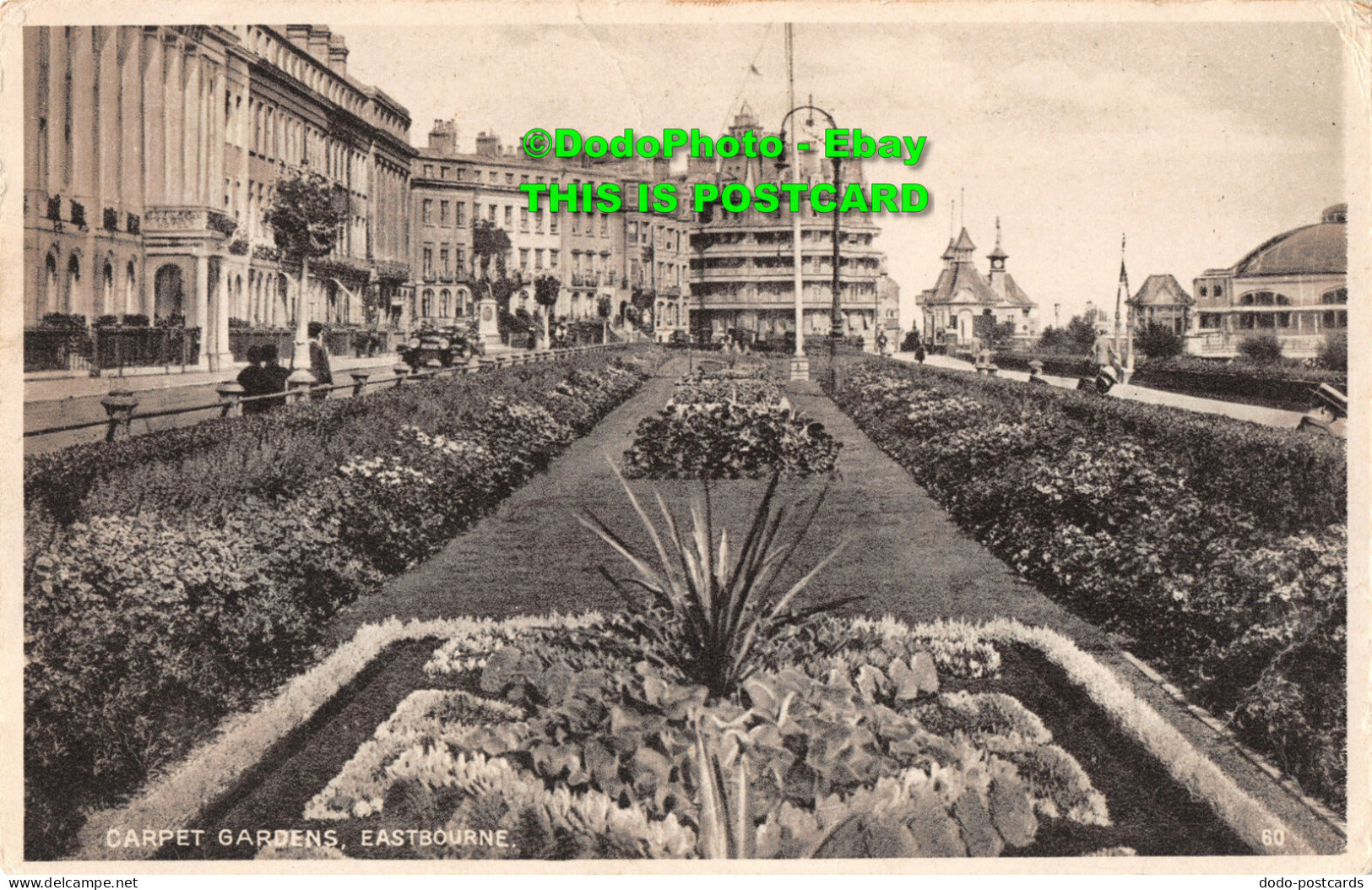 R347138 Eastbourne. Carpet Gardens. Postcard. 1929 - World