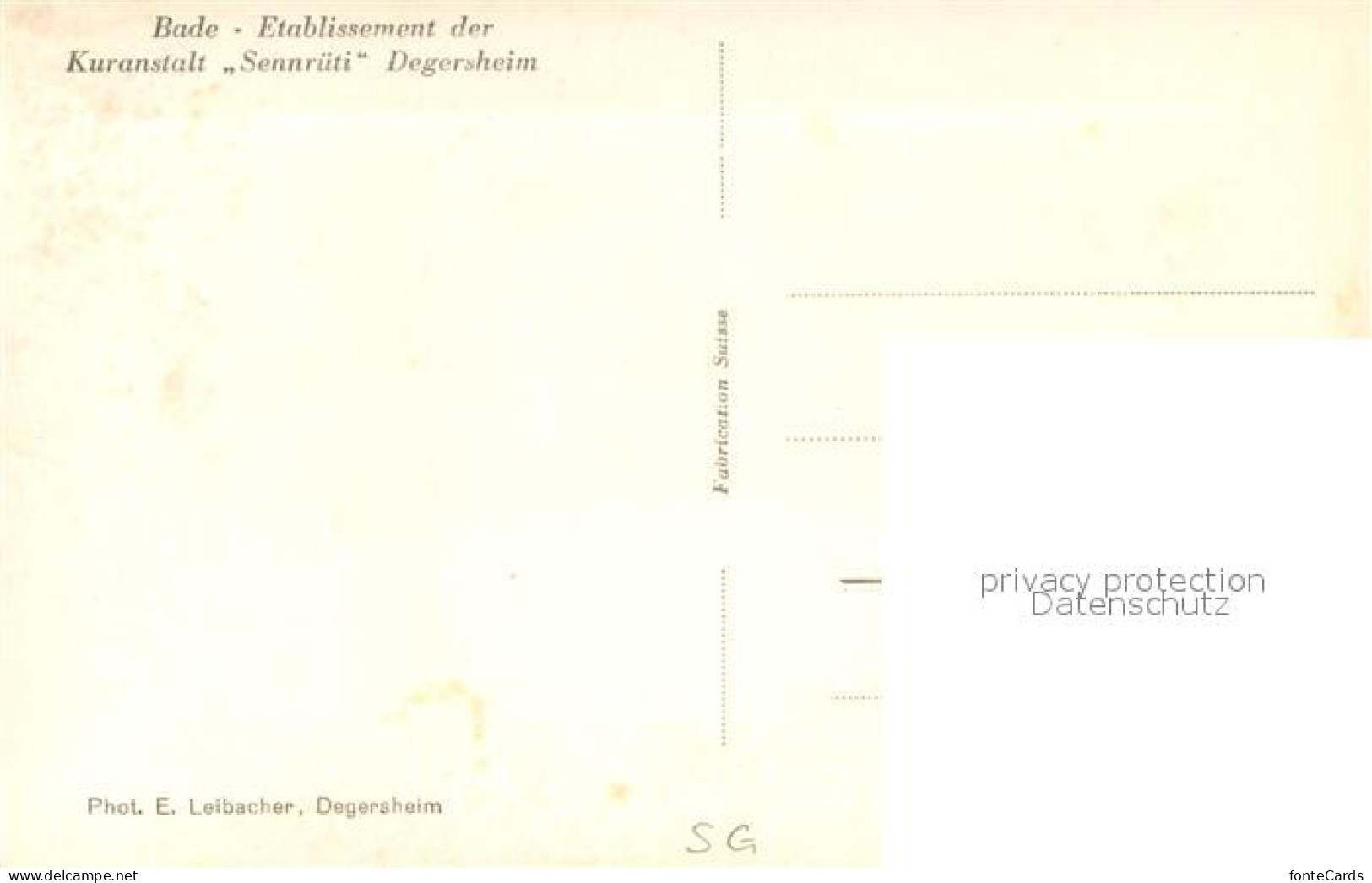 13728277 Degersheim  SG Bade Etablissement Der Kuranstalt Sennrueti  - Other & Unclassified