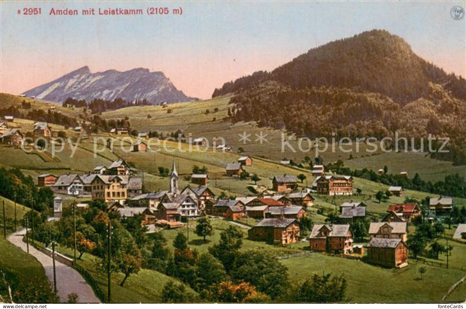 13728079 Amden SG Panorama Mit Leistkamm Amden SG - Other & Unclassified