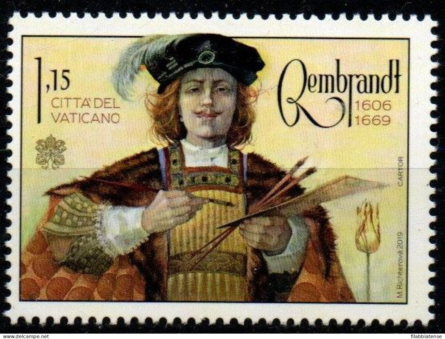2019 - Vaticano 1850 Morte Di Rembrandt   +++++++++ - Ungebraucht
