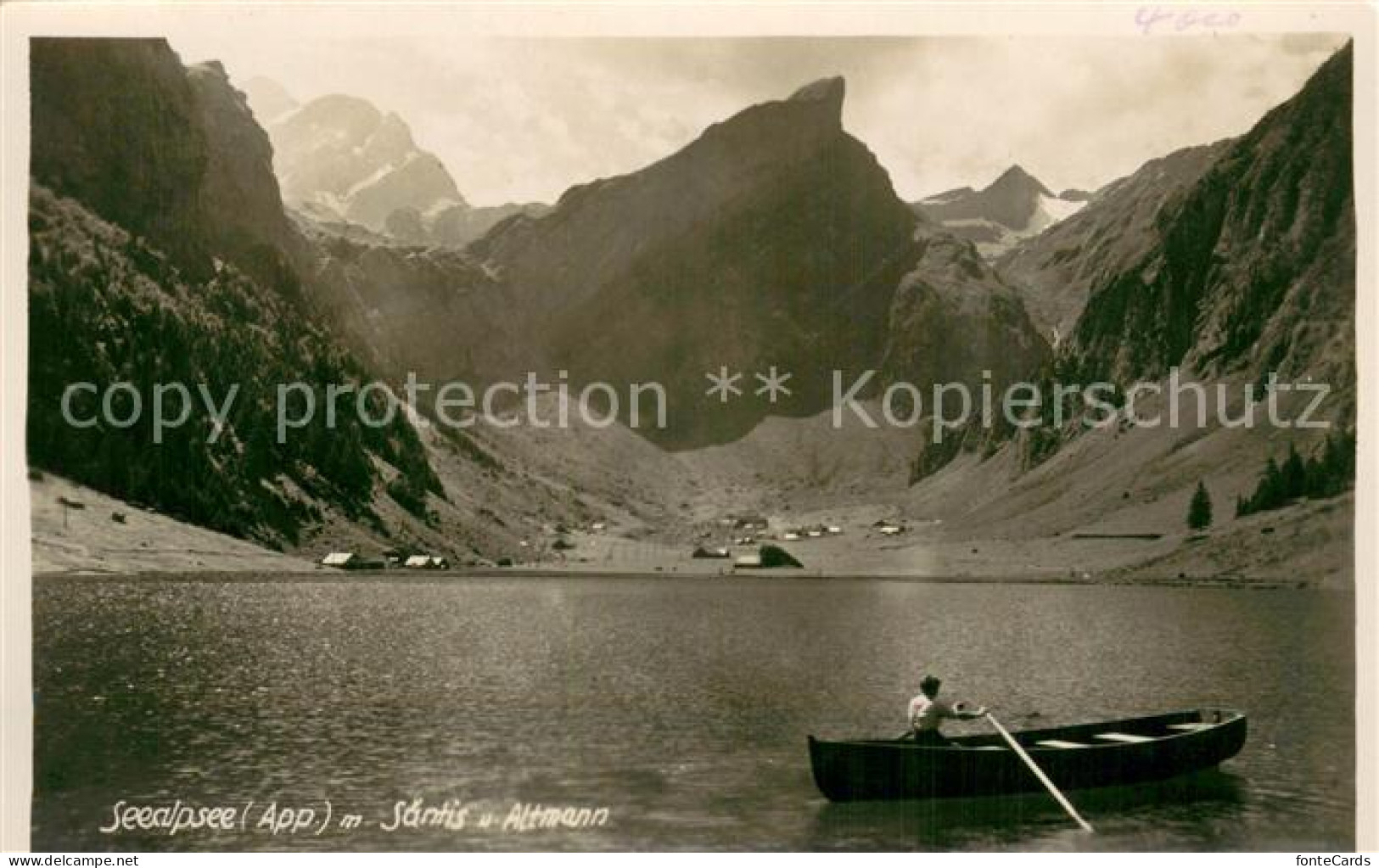 13727007 Seealpsee Saentis IR Mit Saentis Und Altmann  - Autres & Non Classés