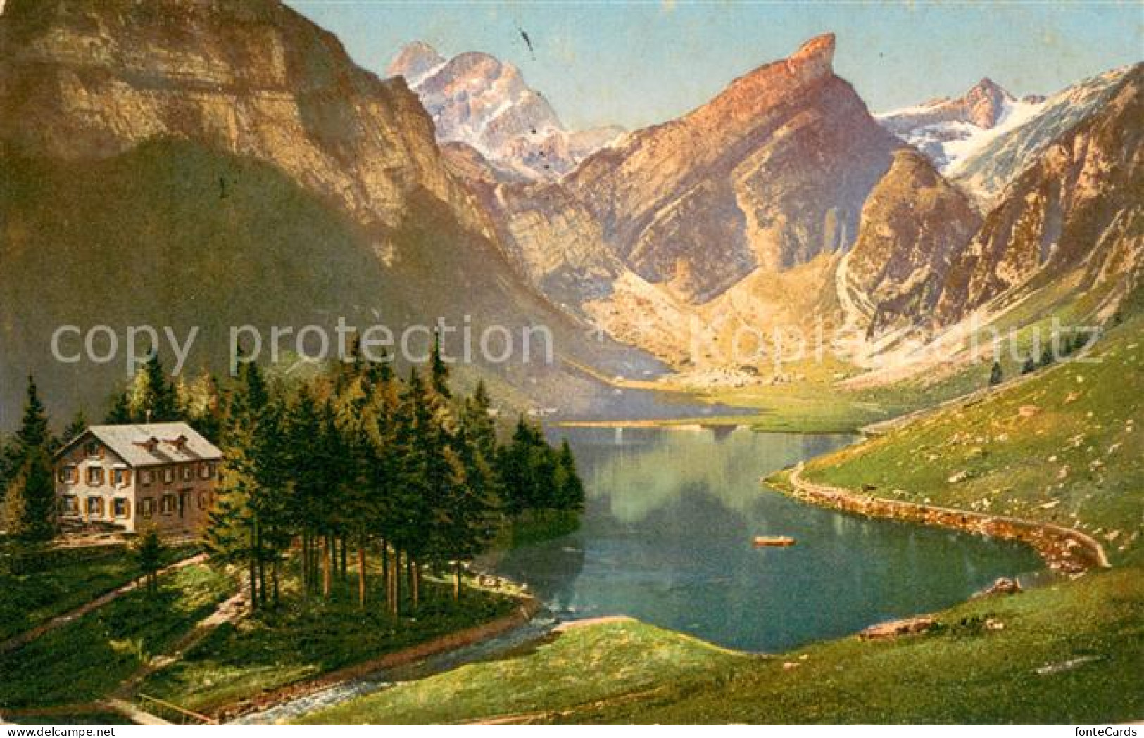 13726927 Appenzell IR Seealp Mit Appenzeller Bergen Appenzell IR - Andere & Zonder Classificatie