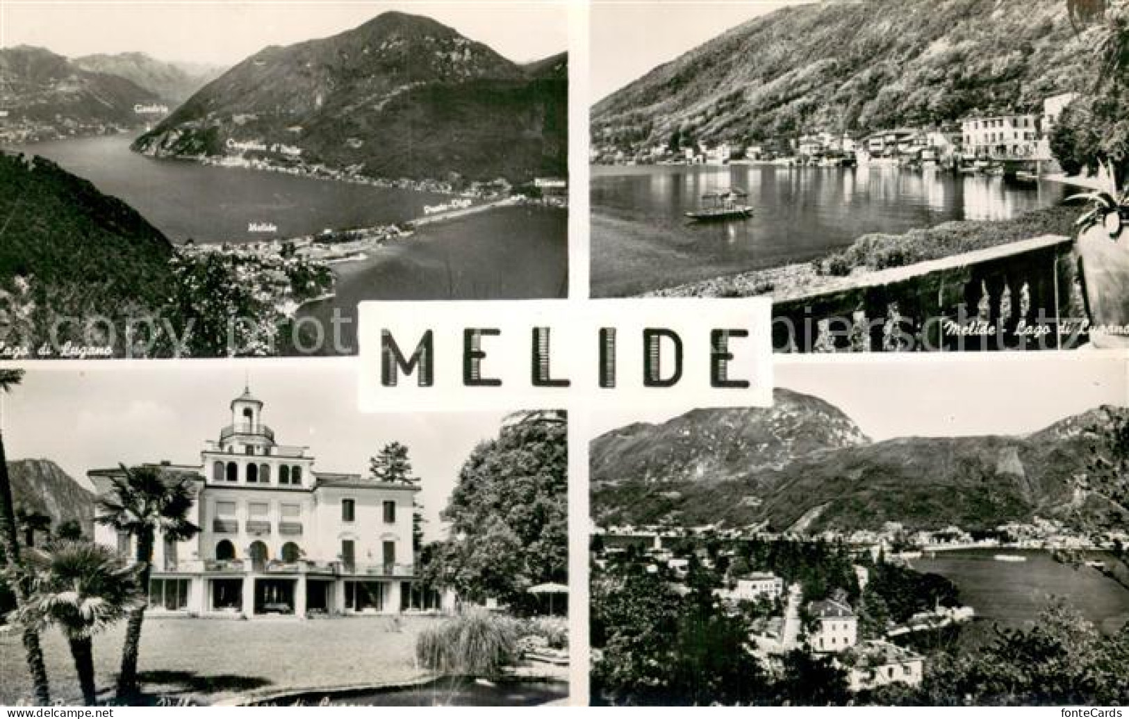 13726669 Melide Lago Di Lugano Vue Partielle Melide Lago Di Lugano - Autres & Non Classés