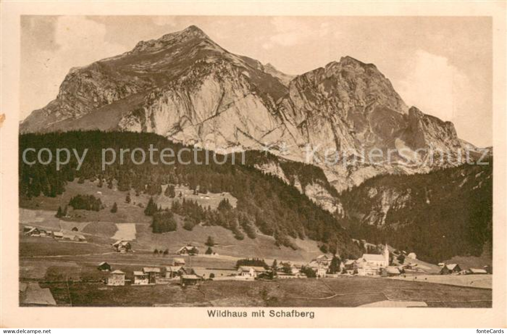 13724117 Wildhaus  SG Panorama Mit Schafberg  - Other & Unclassified