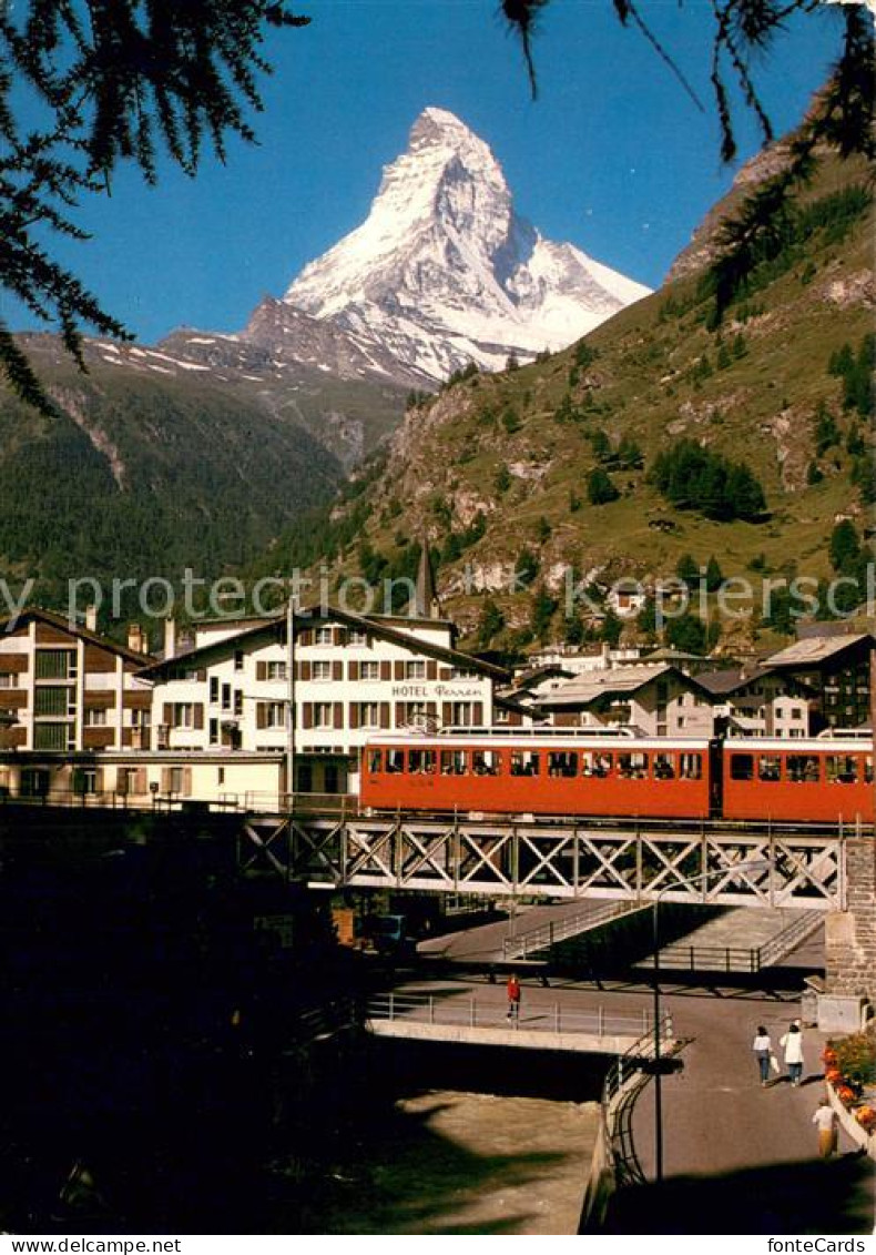 13721267 Zermatt VS Gornergratbahn Matterhorn Hotel Perren Zermatt VS - Other & Unclassified
