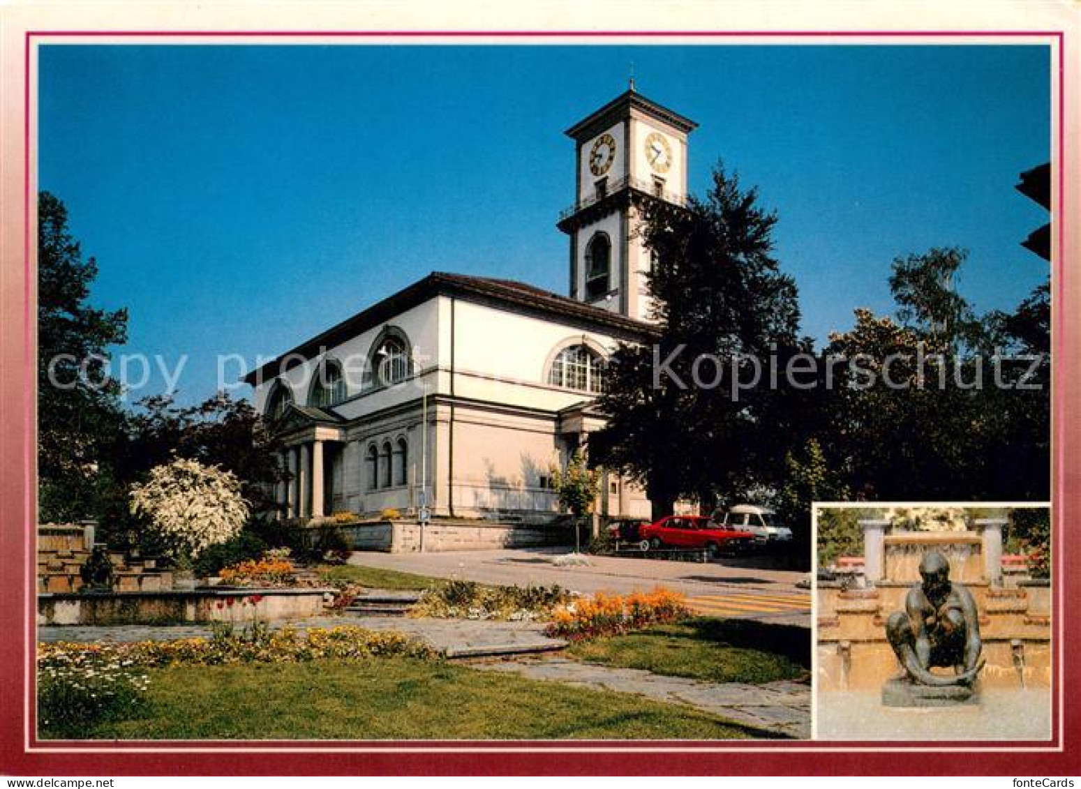 13720459 Heiden AR Reformierte Kirche Statue Heiden AR - Sonstige & Ohne Zuordnung