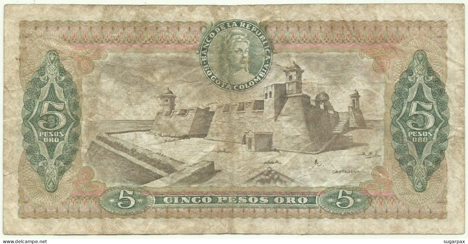 Colombia - 5 Pesos Oro - 1979.04.01 - Pick 406.f - José Maria Córdoba - Kolumbien