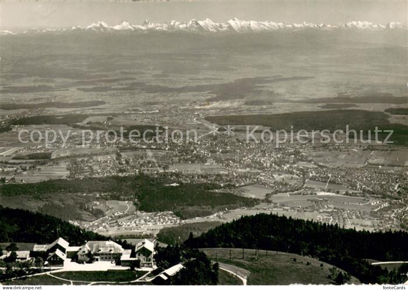 13718749 Oberdorf SO Hotel Kurhaus Weissenstein Blick In Die Schweiz Oberdorf SO - Altri & Non Classificati