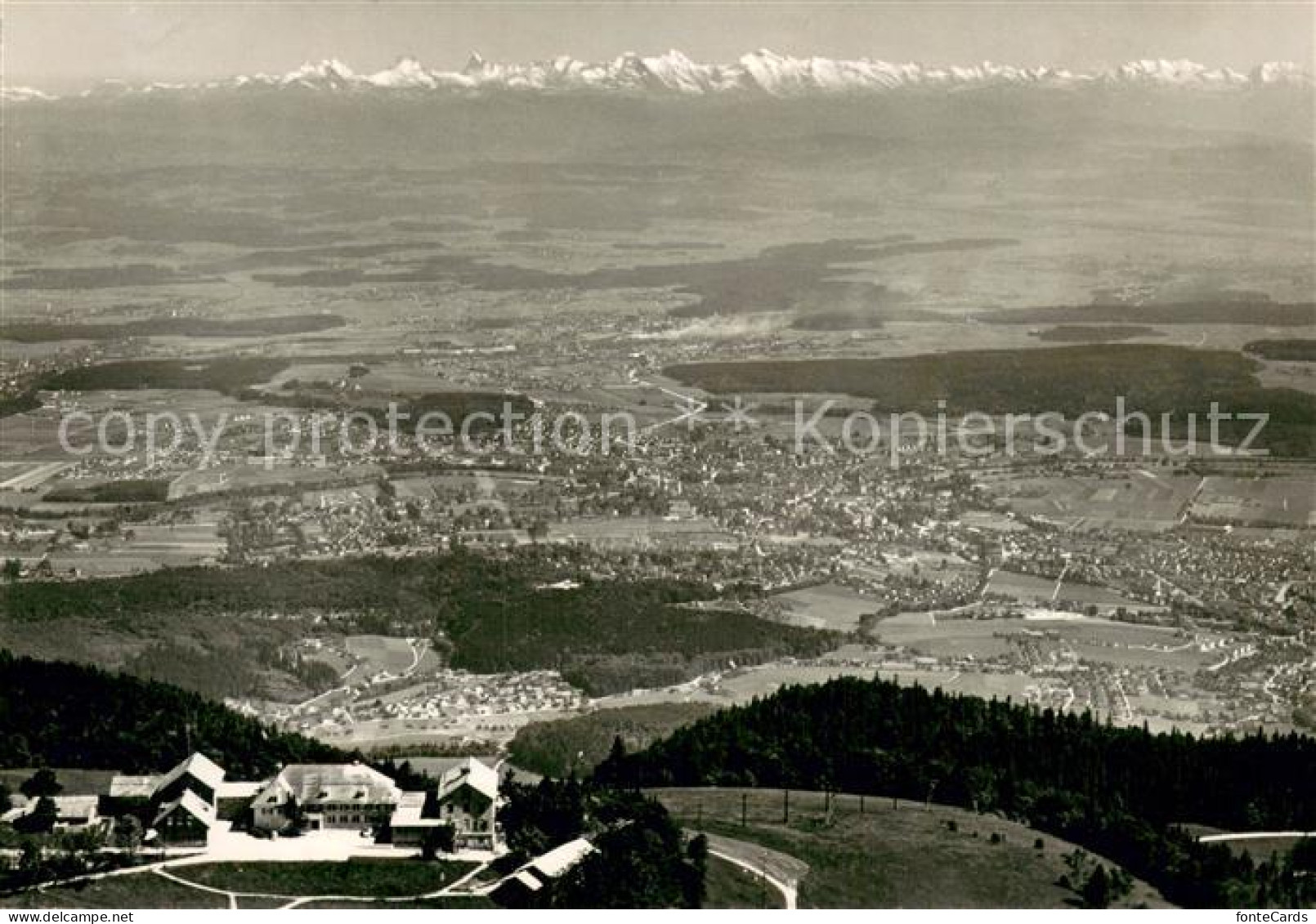 13718747 Oberdorf SO Hotel Kurhaus Weissenstein Blick In Die Schweiz Oberdorf SO - Sonstige & Ohne Zuordnung