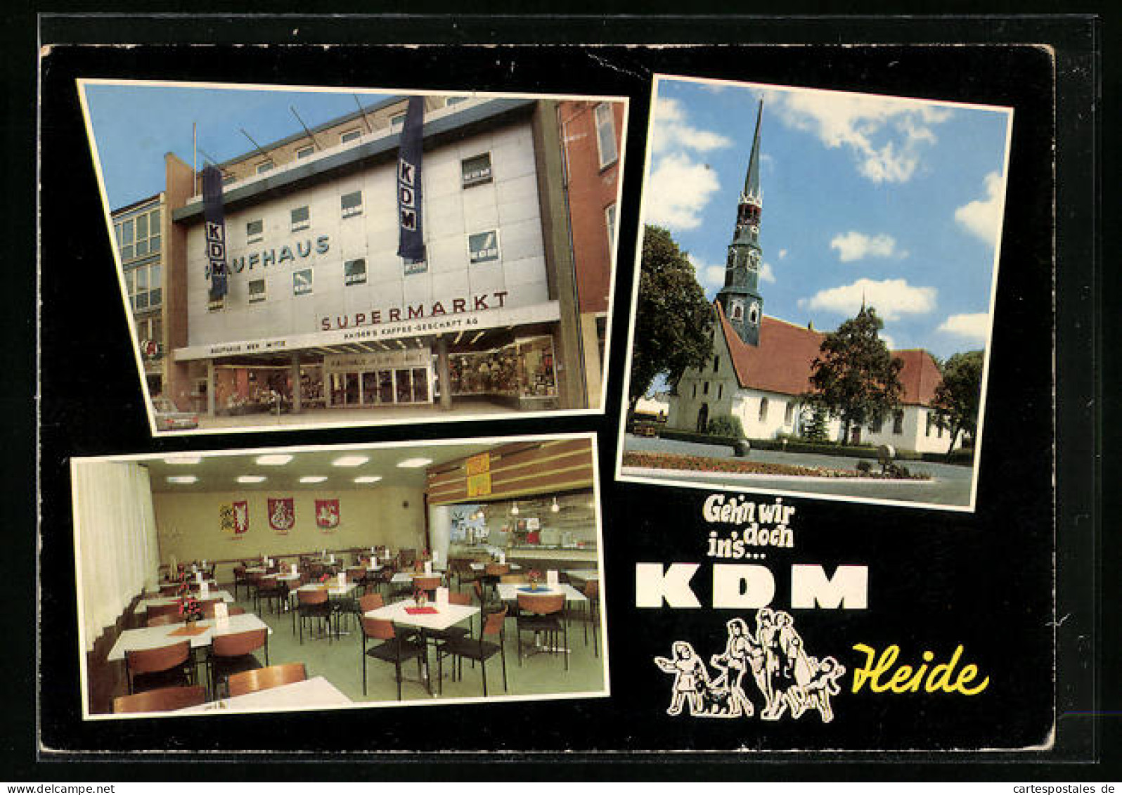 AK Heide, Kaufhaus KDM  - Heide