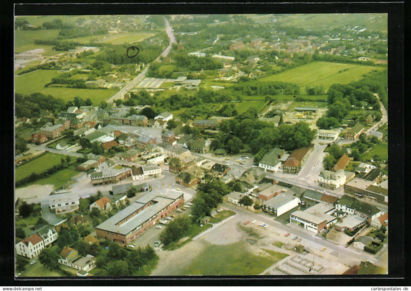 AK Leck /Nordfriesl., Fliegeraufnahme Vom Ort  - Other & Unclassified