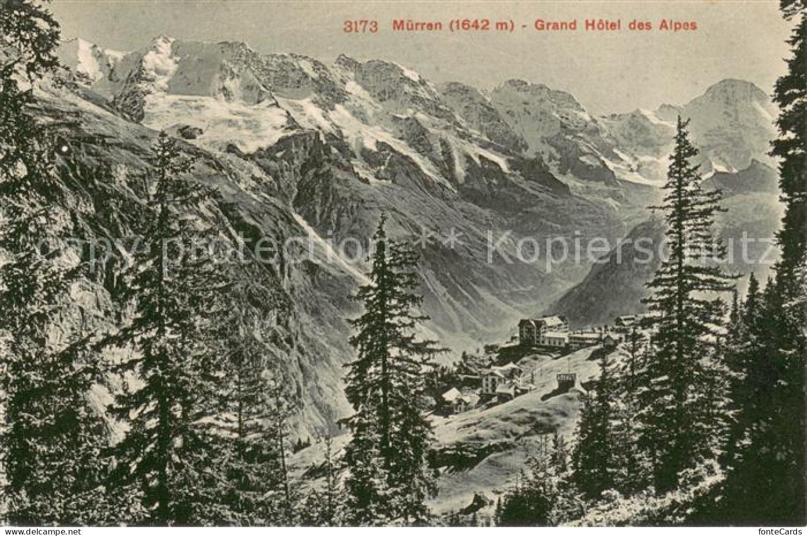 13717939 Muerren BE Grand Hôtel Des Alpes Berner Alpen Muerren BE - Otros & Sin Clasificación